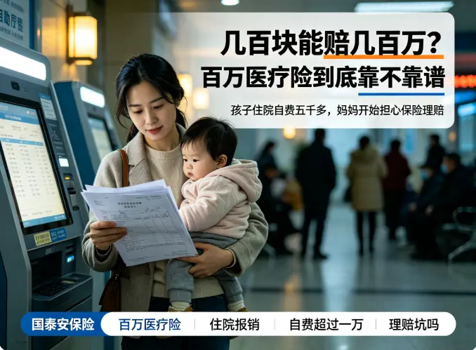  百万医疗险：几百块能赔几百万，这种保险到底靠不靠谱？(图1)
