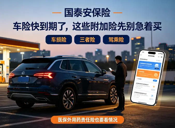 车险快到期了，续保时这几种附加险千万别闭着眼睛买(图1)