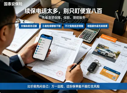 车险续保季被电话轰炸别急着下单先搞懂这几个关键问题(图1)