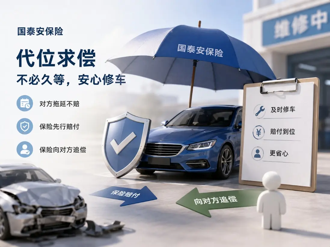 对方全责却迟迟不赔，自己的车只能一直等？车险“代位求偿”是怎么回事(图1)