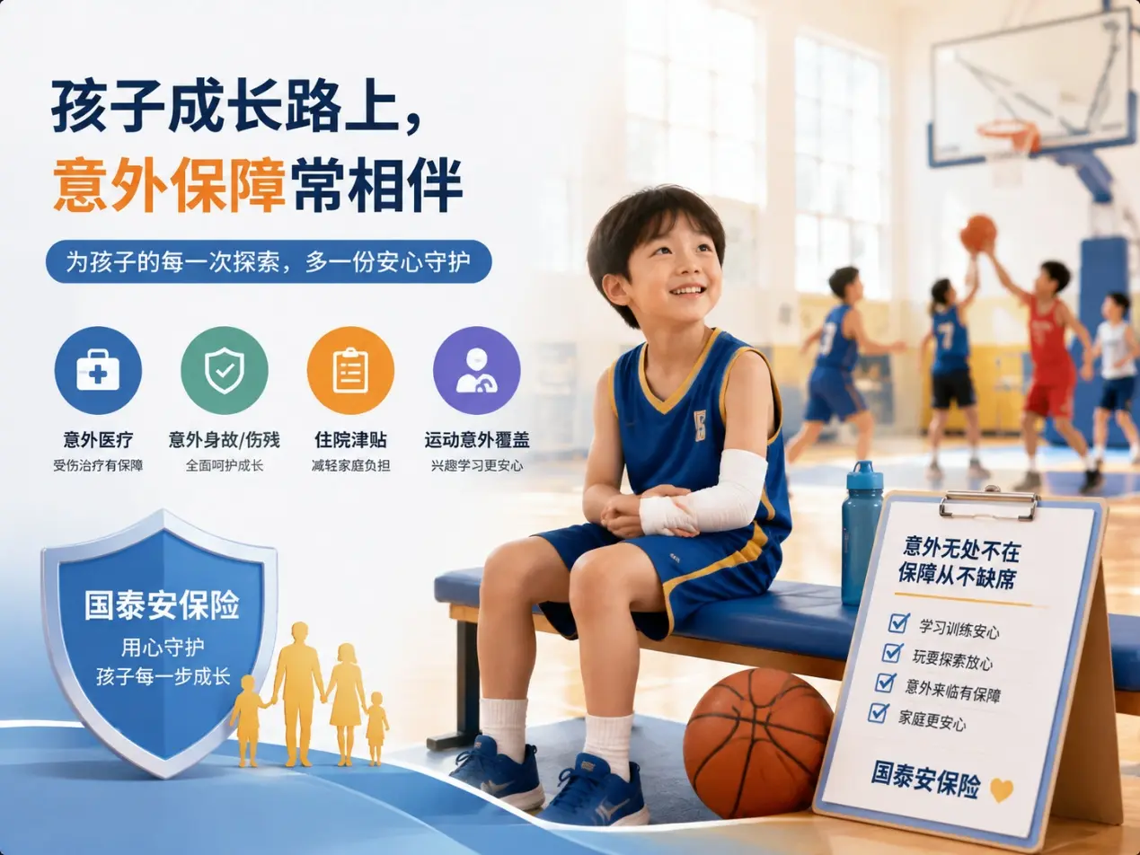 孩子参加兴趣班受伤，家长该关注哪类意外保障？(图1)