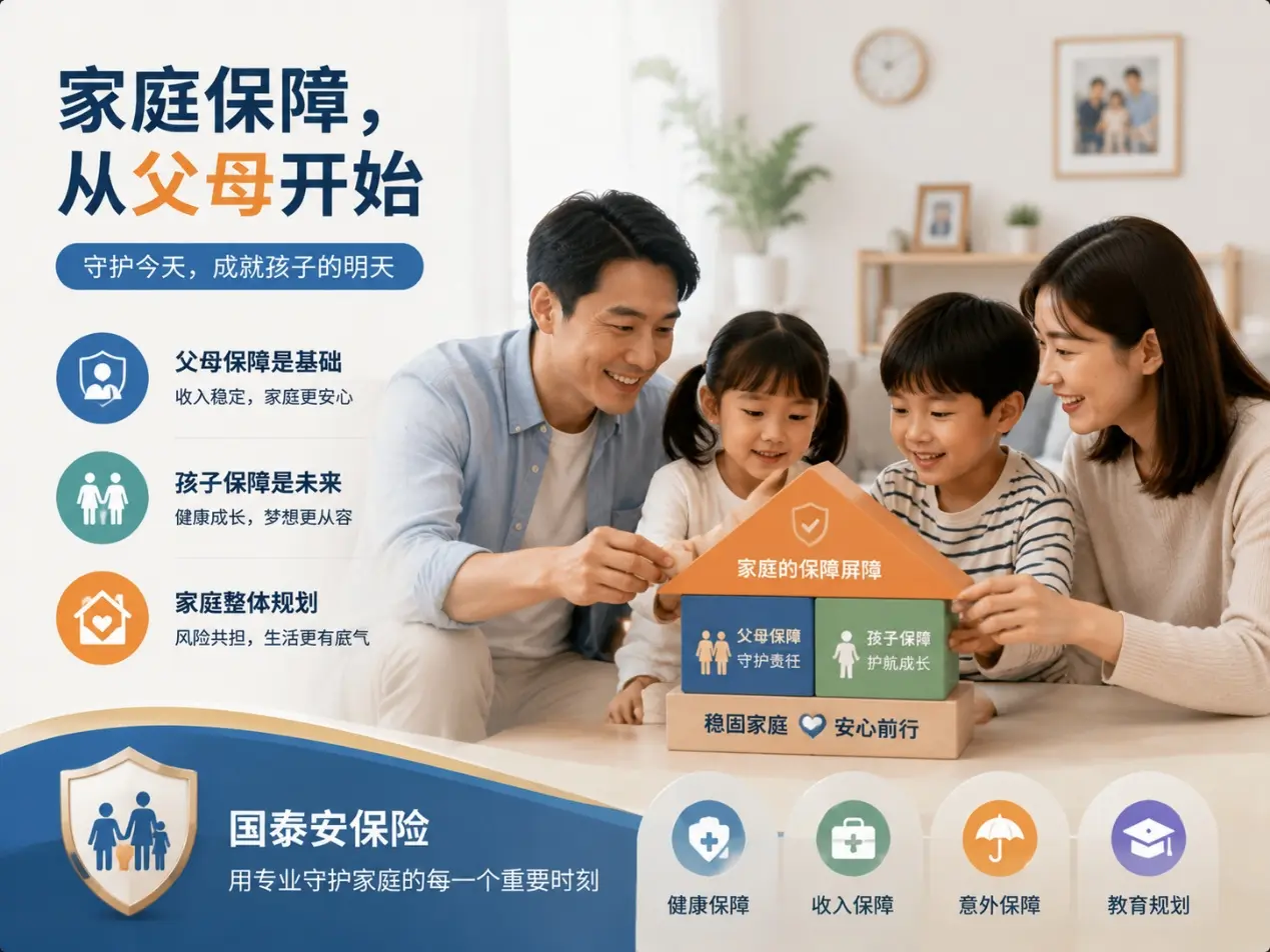 父母帮孩子买保险时,为什么也要关注家庭整体保障?(图1) 父母帮孩子买保险时,为什么也要关注家庭整体保障?(图1)