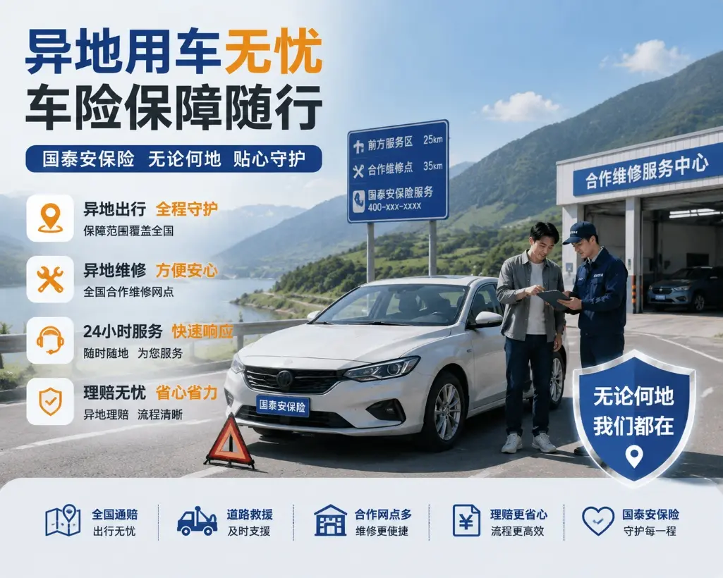 车险中的异地维修怎么选？车辆离开常住城市后保障是否方便(图1)